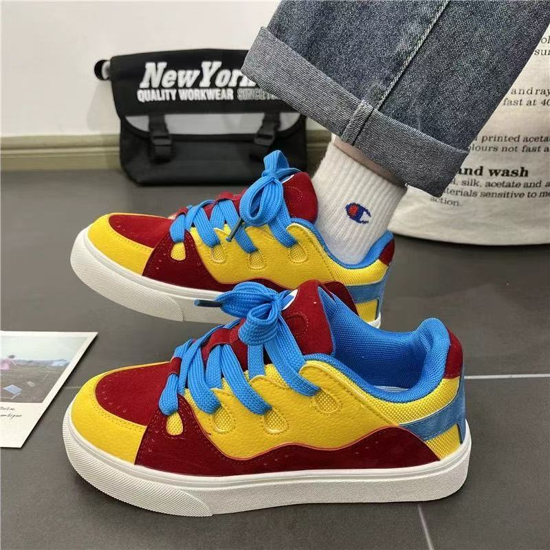 Platform Sneakers Thick Sole Lightweight Comfortable Breathable Casual Shoes