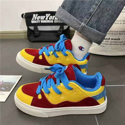 Platform Sneakers Thick Sole Lightweight Comfortable Breathable Casual Shoes