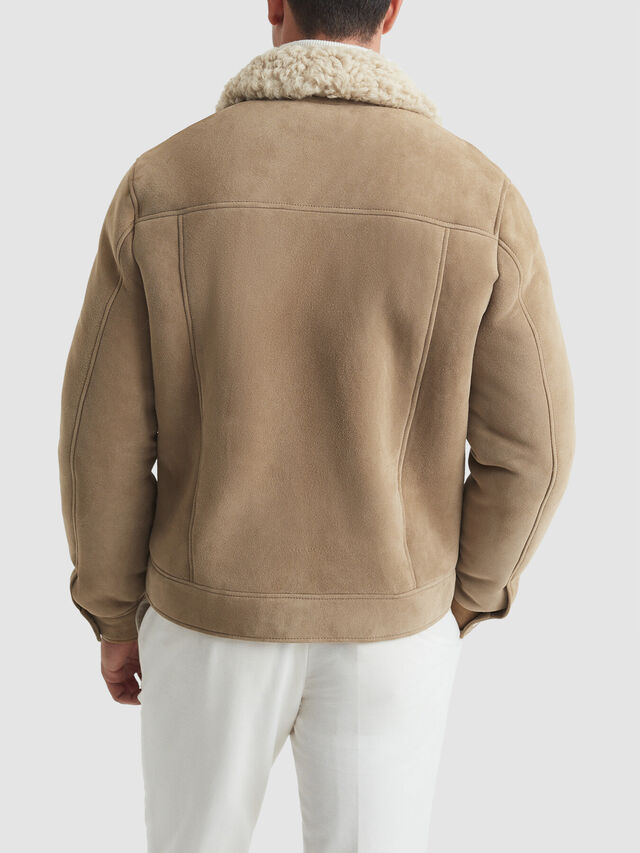 Roseberry Suede Sheepskin Zip-Through Jacket