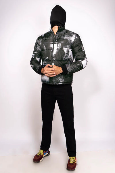 Cityscape Puffer Jacket
