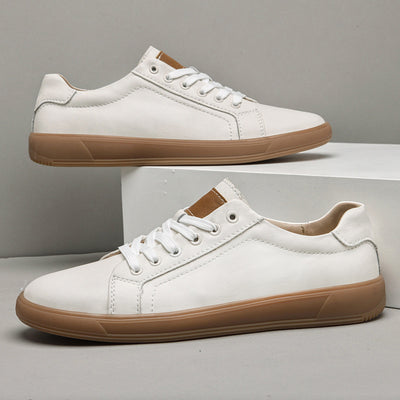 Spring Fashion Lace-up Leather Low-top Casual Shoes