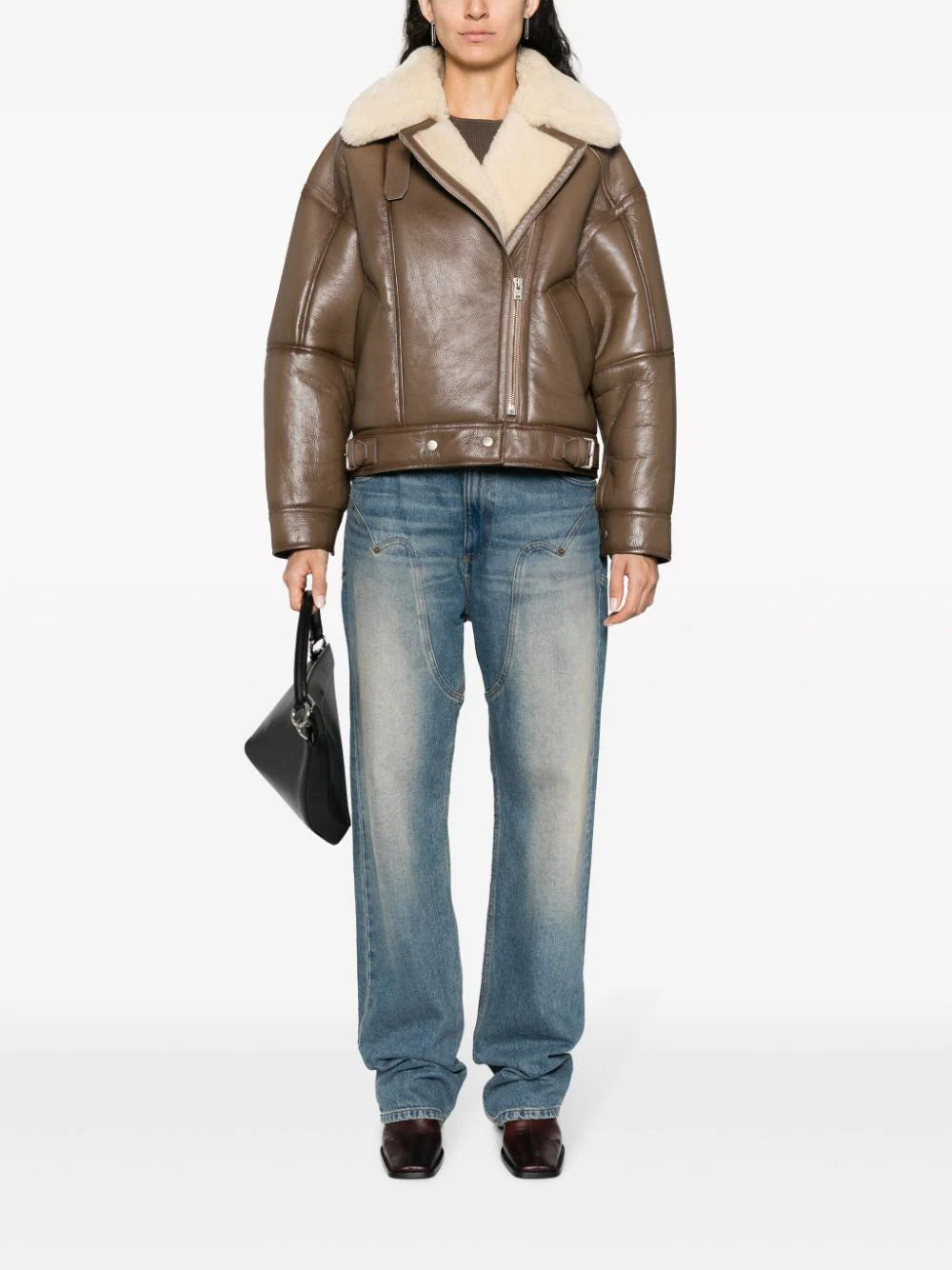 shearling leather jacket
