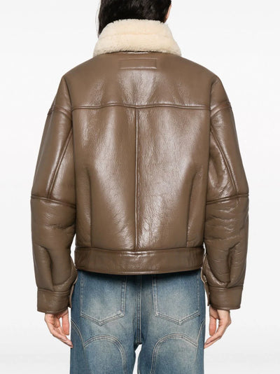 shearling leather jacket