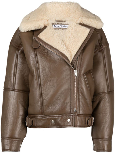 shearling leather jacket