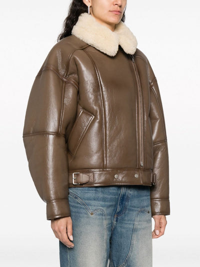 shearling leather jacket