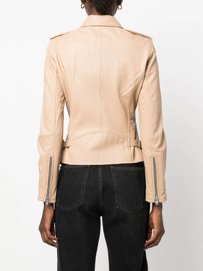 Newhan leather biker jacket