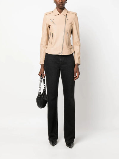 Newhan leather biker jacket