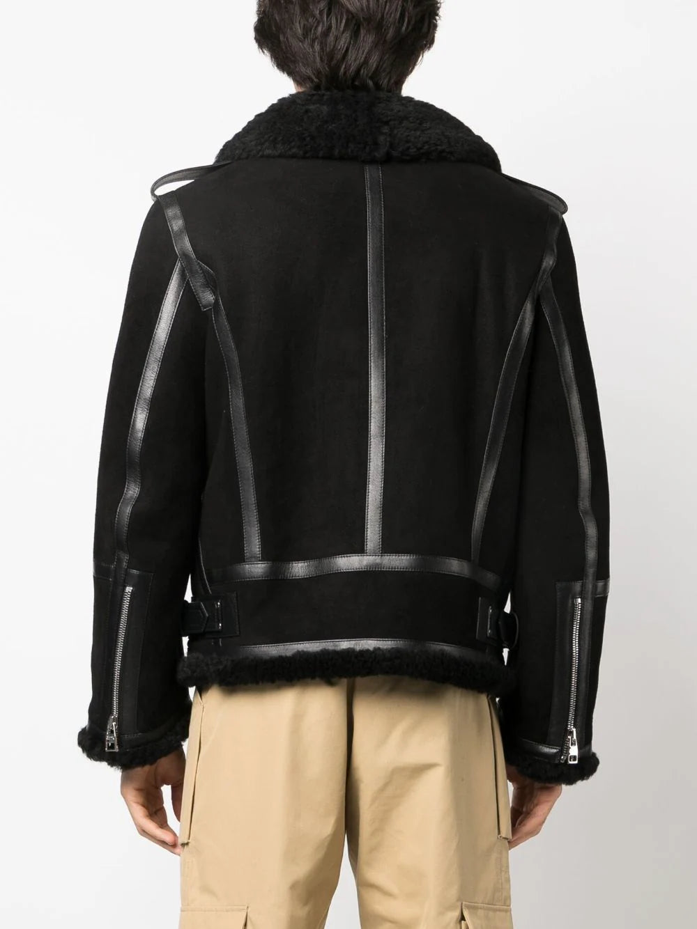 leather biker jacket