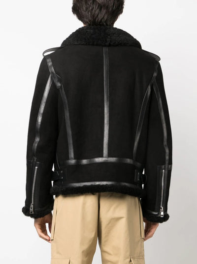 leather biker jacket