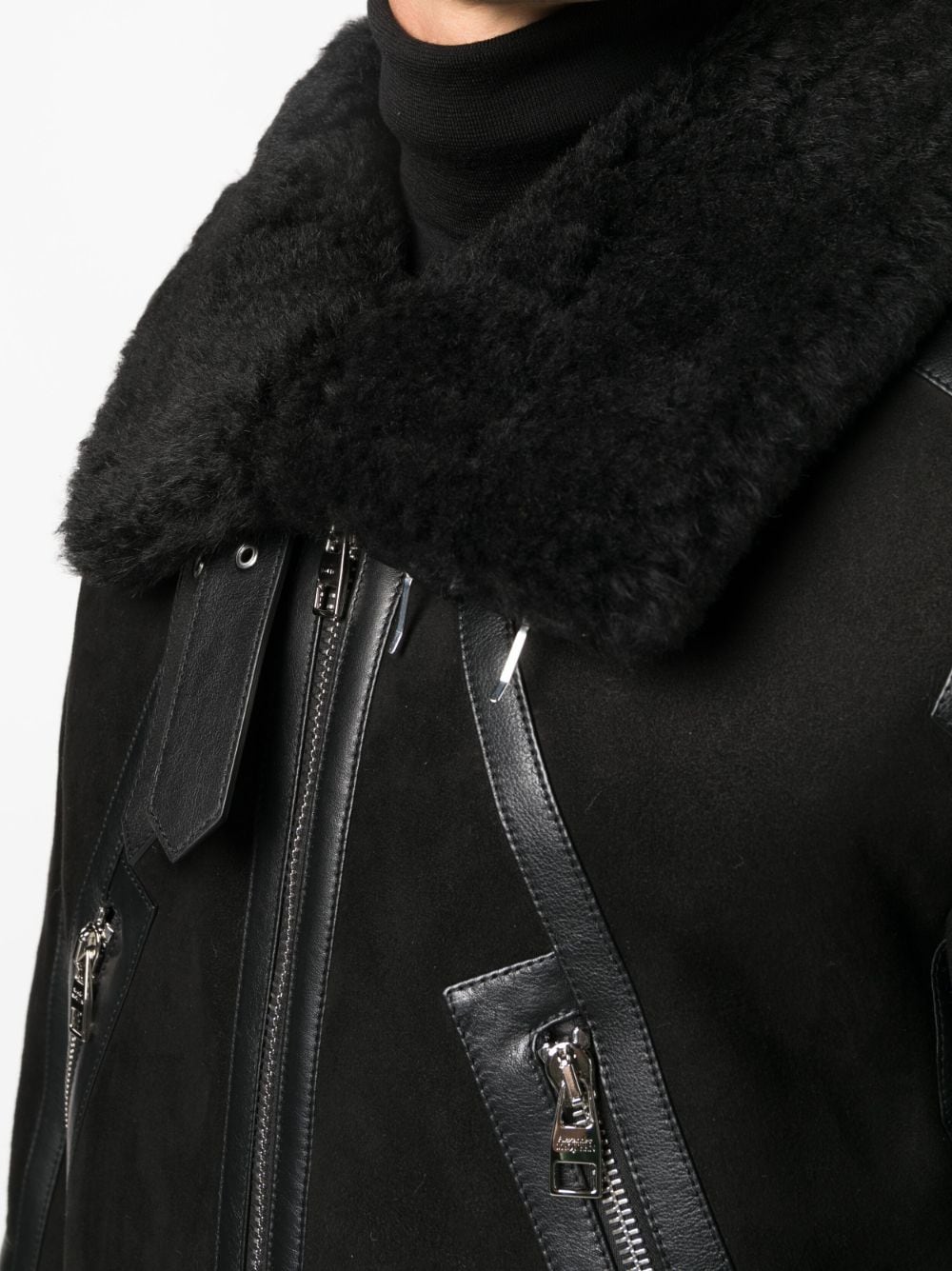 leather biker jacket