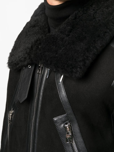 leather biker jacket