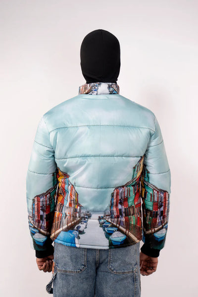 Venetian Breeze Puffer Jacket