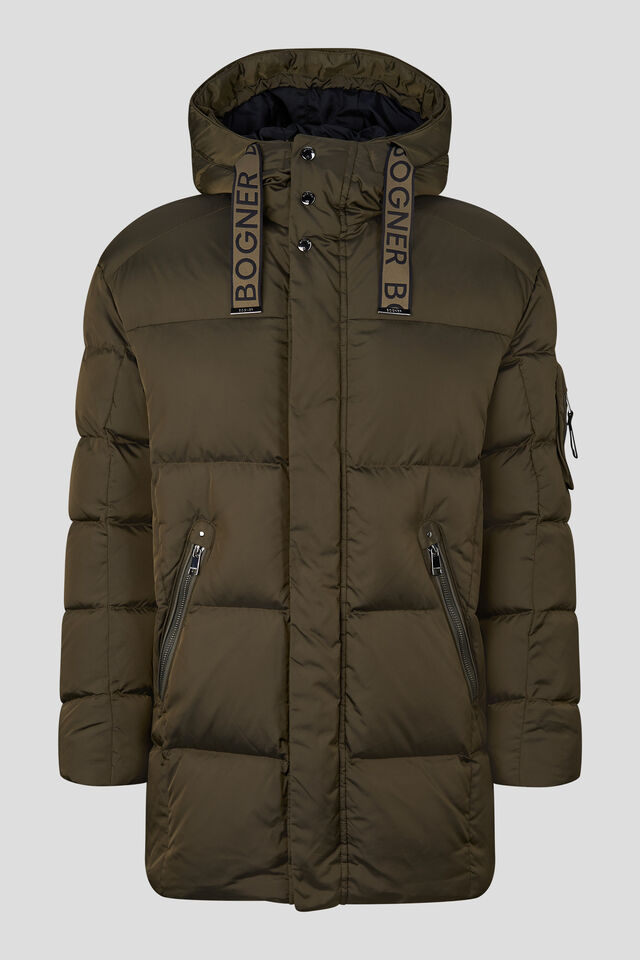 Jones Down jacket in Olive green