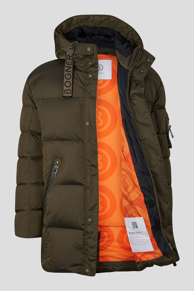 Jones Down jacket in Olive green