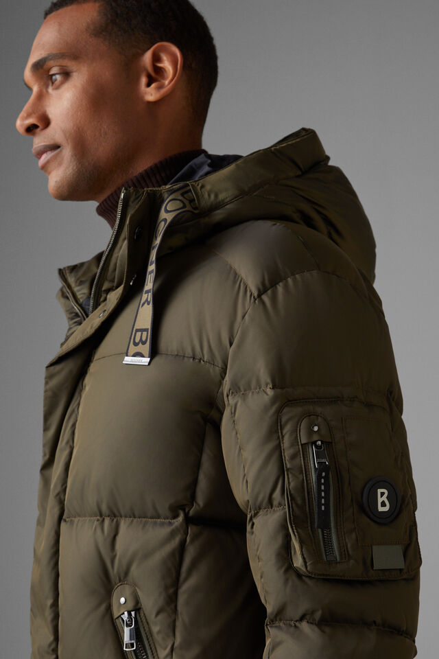 Jones Down jacket in Olive green