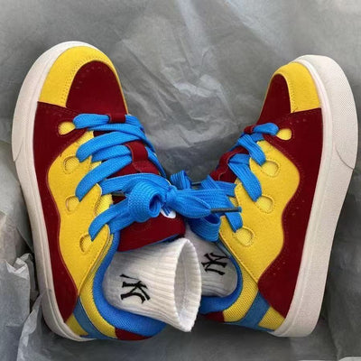 Platform Sneakers Thick Sole Lightweight Comfortable Breathable Casual Shoes