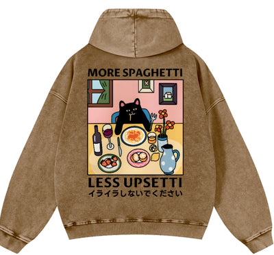 Heavyweight Washed And Distressed Loose Batik Sweatshirt