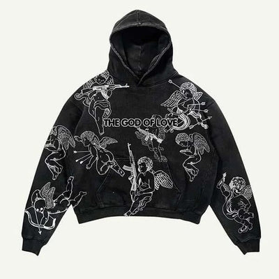 Fashion Casual Printed Polyester Sweater