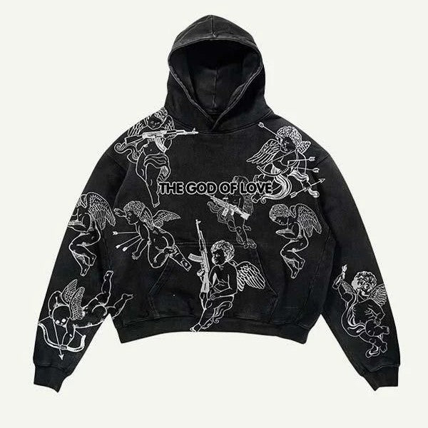 Fashion Casual Printed Polyester Sweater