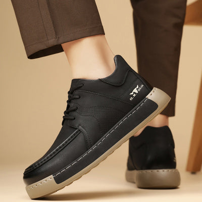 New Autumn Business Formal Shoes Men's British Mid-top