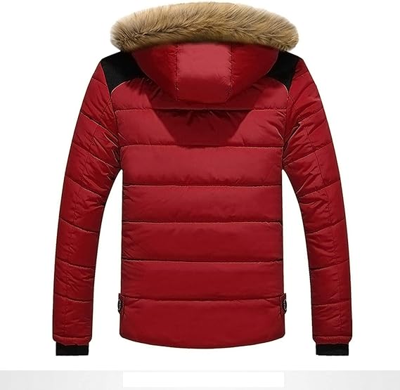 Mens Zipper Pocket Hooded Jacket