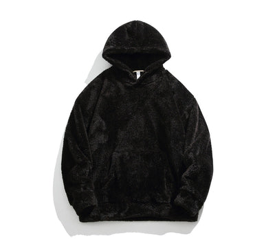 Men's Retro Double-sided Velvet Thickened Hoodie