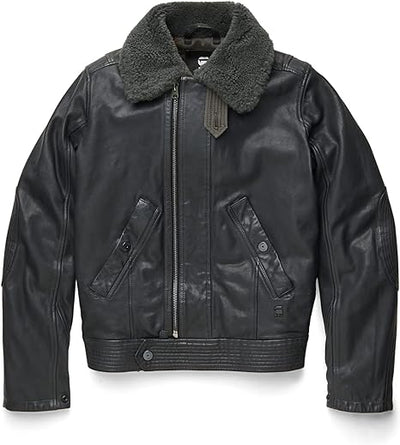 G-STAR RAW Men's Leather Jacket