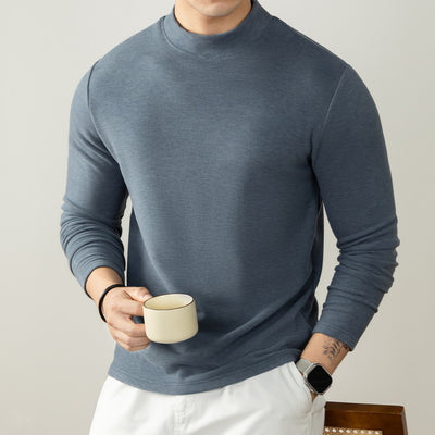 Warm Thickened Slim-fit Long-sleeve Men's Undershirt