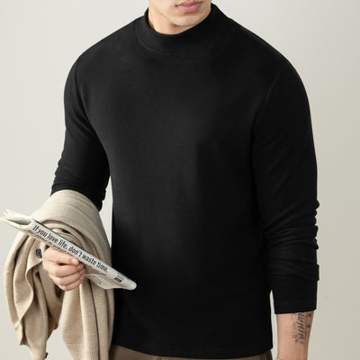 Warm Thickened Slim-fit Long-sleeve Men's Undershirt
