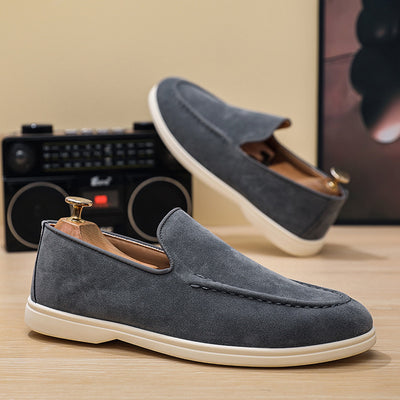 Flat-bottomed Slip-on Casual Large Size Men's Shoes