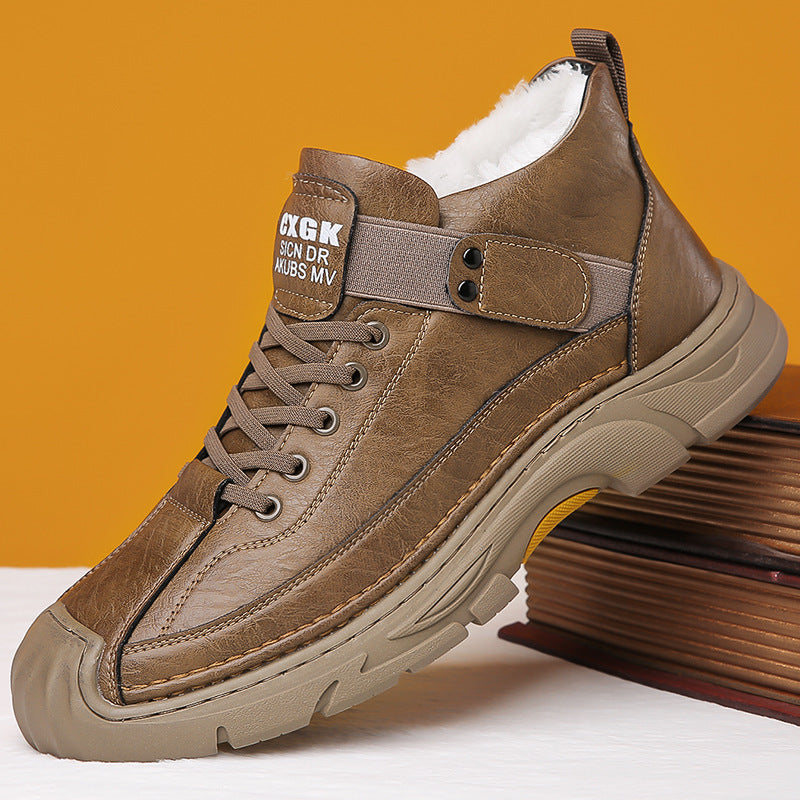Men's Fleece-Lined Warm Casual Shoes