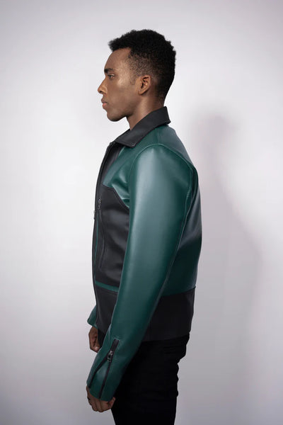 GreenGroove Faux Leather Jacket