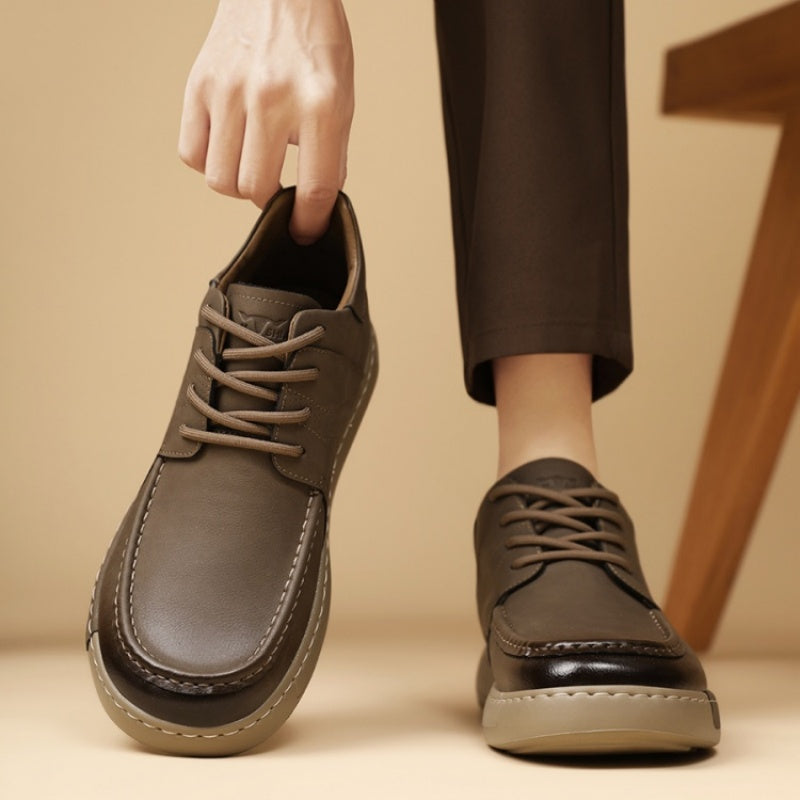 New Autumn Business Formal Shoes Men's British Mid-top