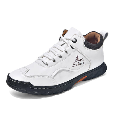 Comfortable Flat Lace-up Casual Shoes For Hiking