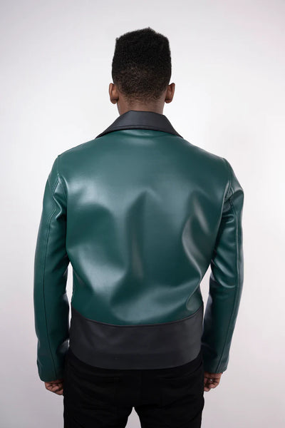 GreenGroove Faux Leather Jacket