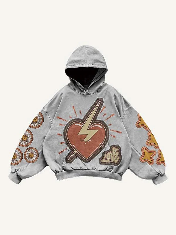 Fashion Casual Printed Polyester Sweater