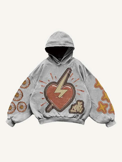 Fashion Casual Printed Polyester Sweater