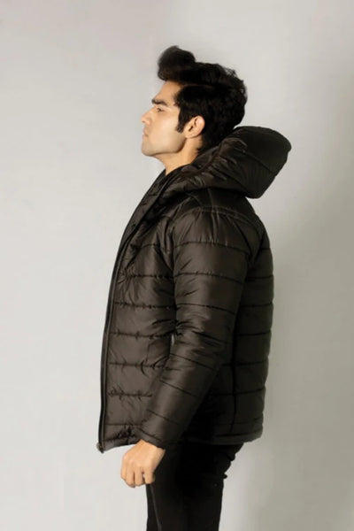 HOODED PUFFER JACKET
