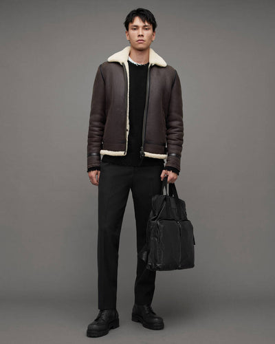 Rhys Zip Up Shearling Jacket