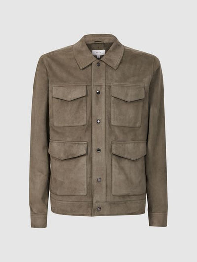 SUEDE POCKET FRONT JACKET
