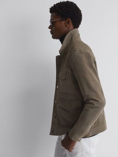 SUEDE POCKET FRONT JACKET