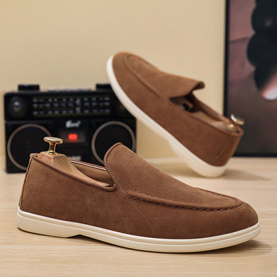 Flat-bottomed Slip-on Casual Large Size Men's Shoes