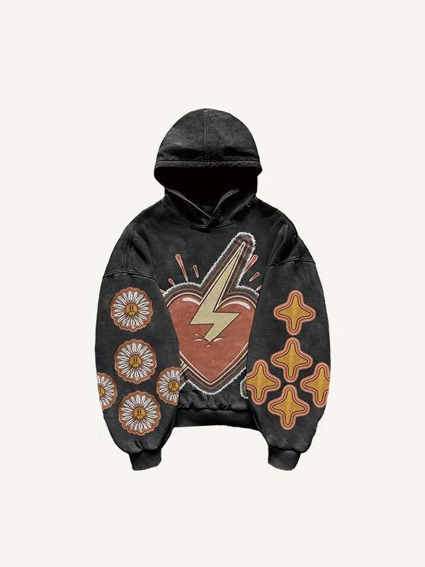 Fashion Casual Printed Polyester Sweater