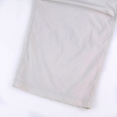 European And American West Coast Solid Color Pocket Stitching Low Waist Woven Casual Pants