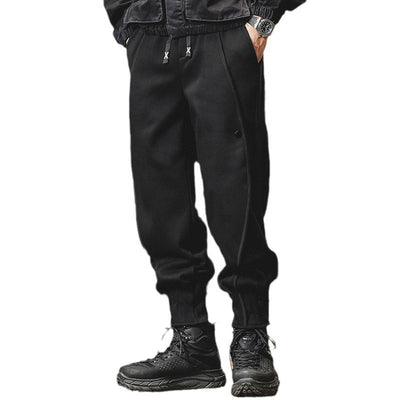 Winter Loose Fashion Brand Sports Breasted Casual Men's Trousers