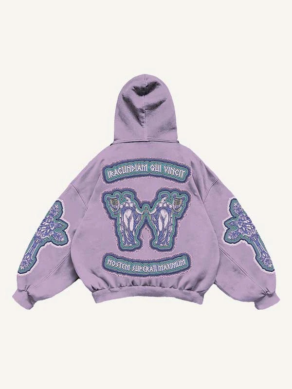 Fashion Casual Printed Polyester Sweater