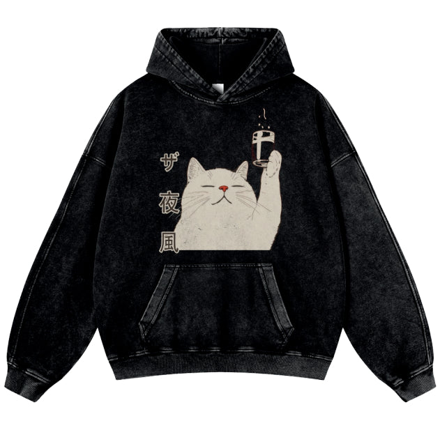 Heavyweight Washed Vintage Loose Oversized Sweatshirt