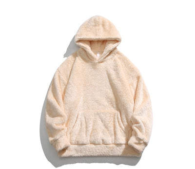 Men's Retro Double-sided Velvet Thickened Hoodie