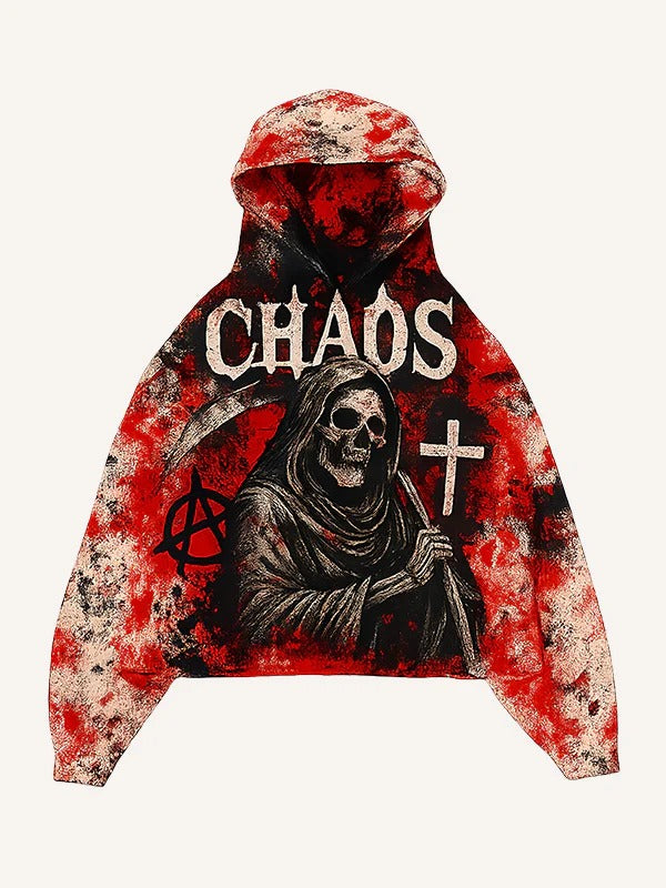 Fashion Casual Printed Polyester Sweater